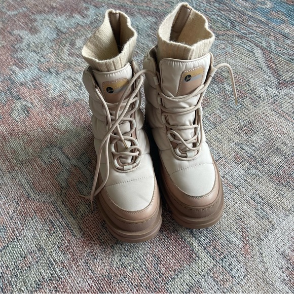 Sam Edelman Tabitha Lace-Up Puffer Boots - Picture 3 of 9